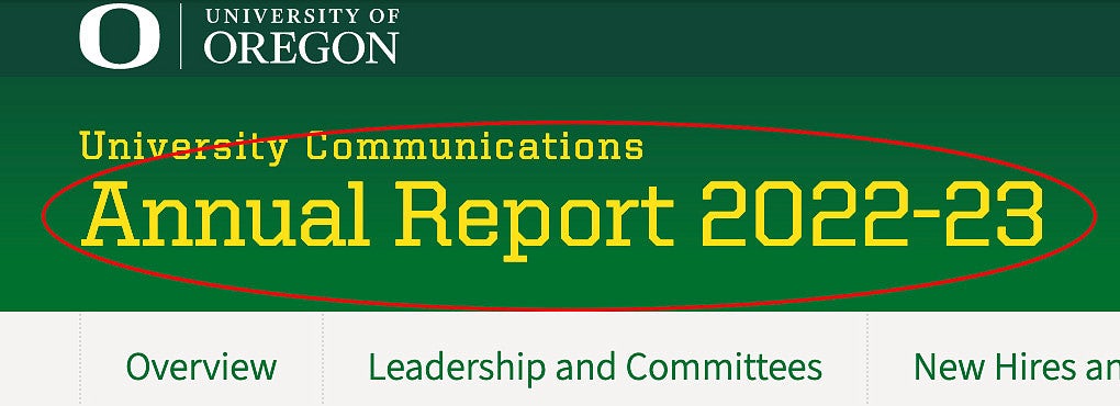 Annual Report 2022-23 example page title screenshot