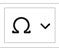 special characters icon in the Drupal content editor