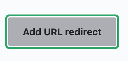 Drupal 9 add URL redirect button