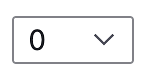 A dropdown selector showing a 0 for a row weight setting.