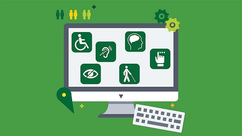 Graphic visualizing accessibility on the web Graphic visualizing accessibility on the web