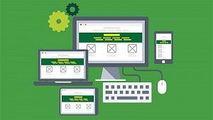 Graphic visualizing building pages for the web Graphic visualizing building pages for the web