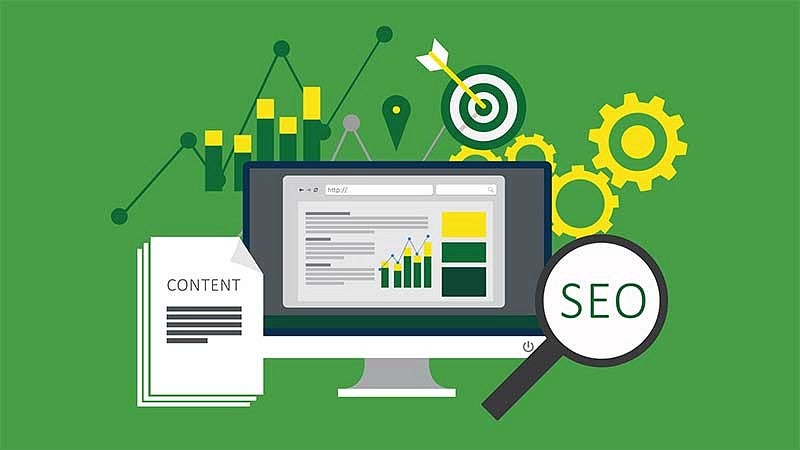 Graphic visualizing different writing content for the web Graphic visualizing different writing content for the web